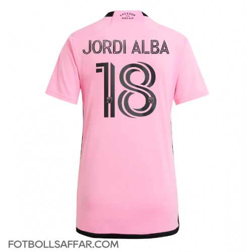 Inter Miami Jordi Alba #18 Hemmatröja Dam 2024-25 Kortärmad